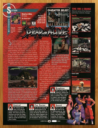 1998 dead alive saturn ps1 - alive,